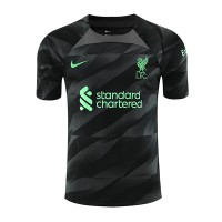 Camisa de Futebol Liverpool Goleiro Equipamento Secundário 2023-24 Manga Curta